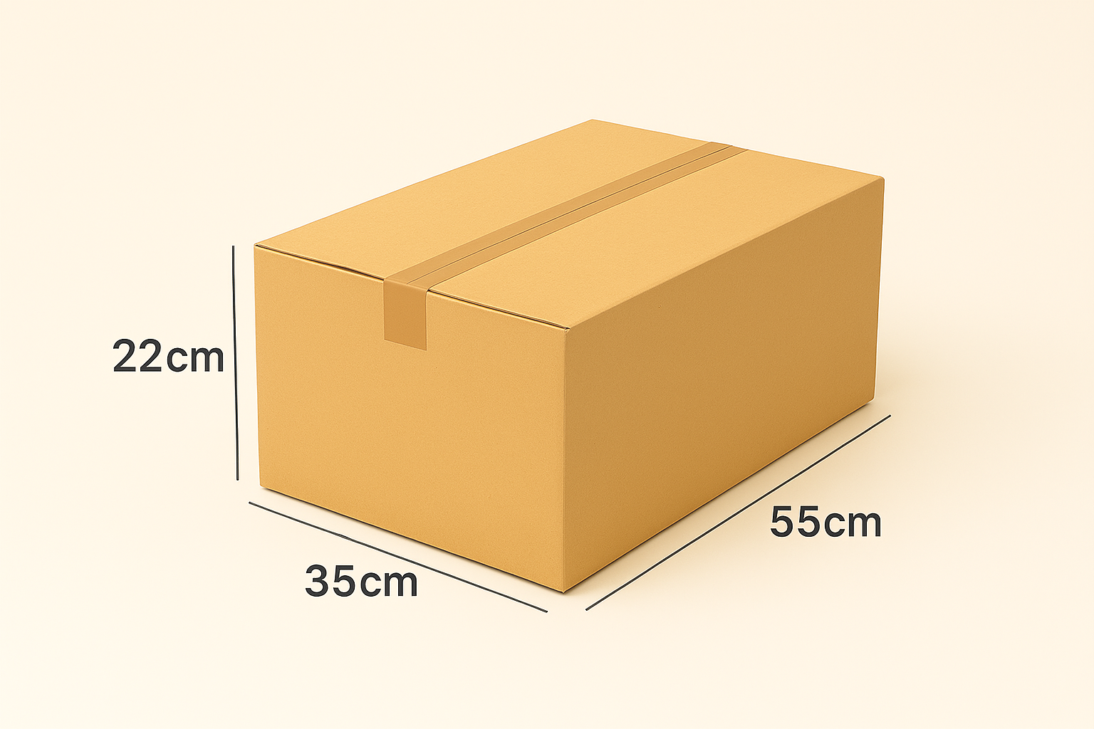 karton klapowy 55x35x22